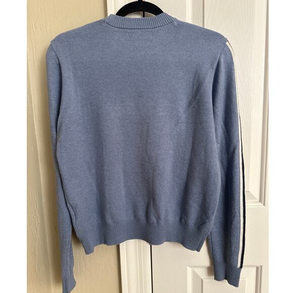 Spiritual Gangster Women's Blue Live in Gratitude Classic Sweater Size S - Picture 7 of 10